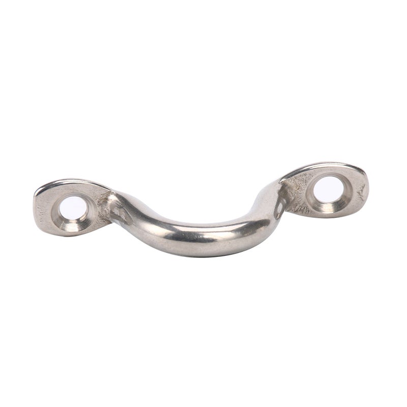Amarine Made Stainless Steel Bimini Boat Top PAD Eye, Eye Straps, Tie Down, Kayak Deck Loops, Tie Down Anchor Point, footman's Loop for Kayak Canoe Rigging (6-Pack) - Image 5